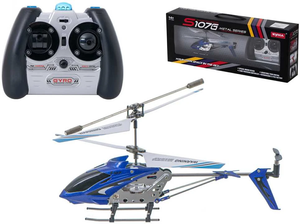 SYMA S107G RC sraigtasparnis mėlynos spalvos
