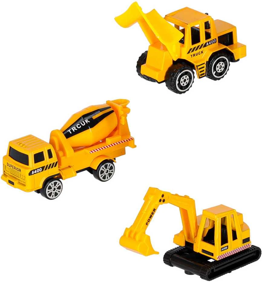 Roger Transporterio orlaivis + 3 statybinės transporto priemonės