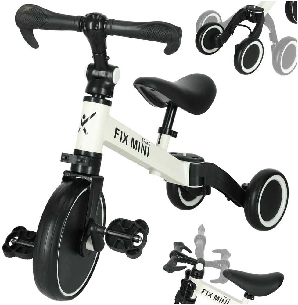 Baby Mix Triratukas Trike Fix Mini 3 in 1 baltas