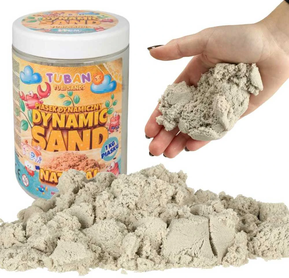 Tuban Dinaminis smėlis - Natūralios spalvos - 1kg ( TU3557 )