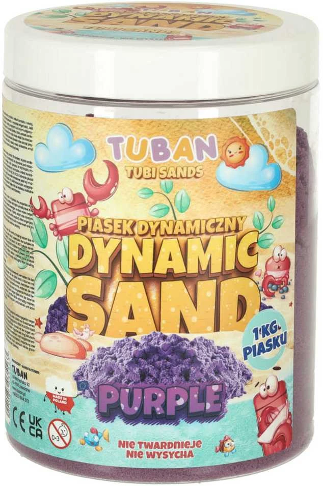Tuban Dinaminis smėlis - Violetinė - 1kg ( TU3556 )