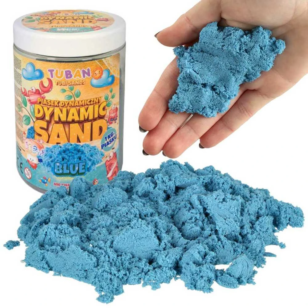 Tuban Dinaminis smėlis - Mėlynas - 1kg ( TU3554 )
