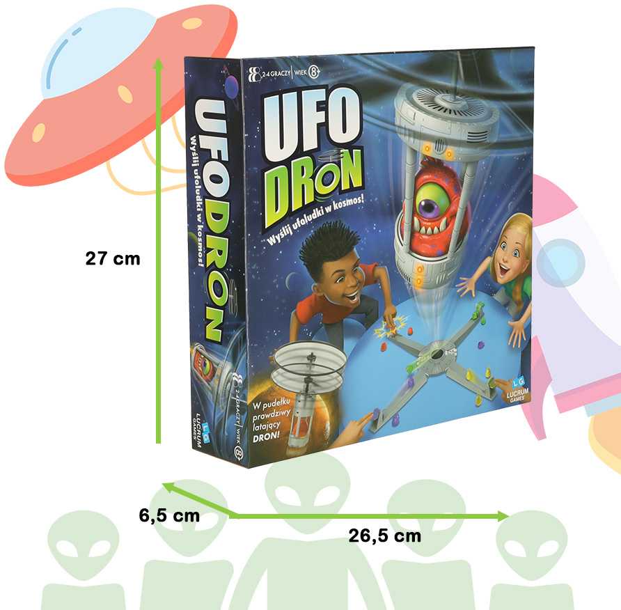 Ufodron arkadinis žaidimas drone launcher aliens aliens LUCRUM GAMES