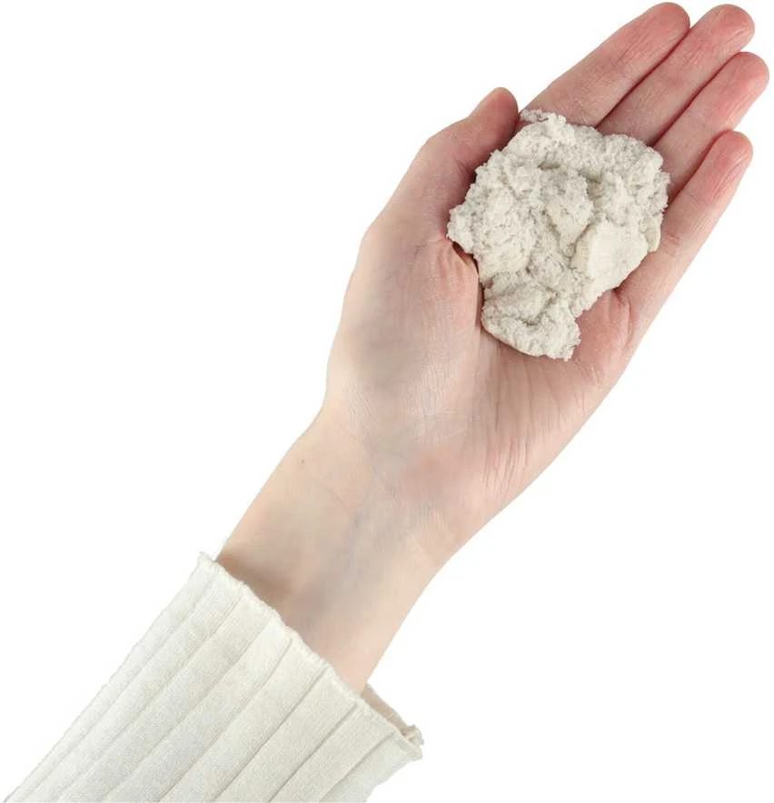 Kinetinis smėlis vaikams 1kg baltas