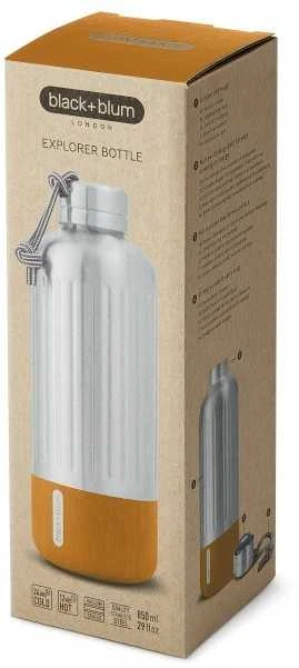 Black Blum Juodas+Blum Explorer 850 ml oranžinė