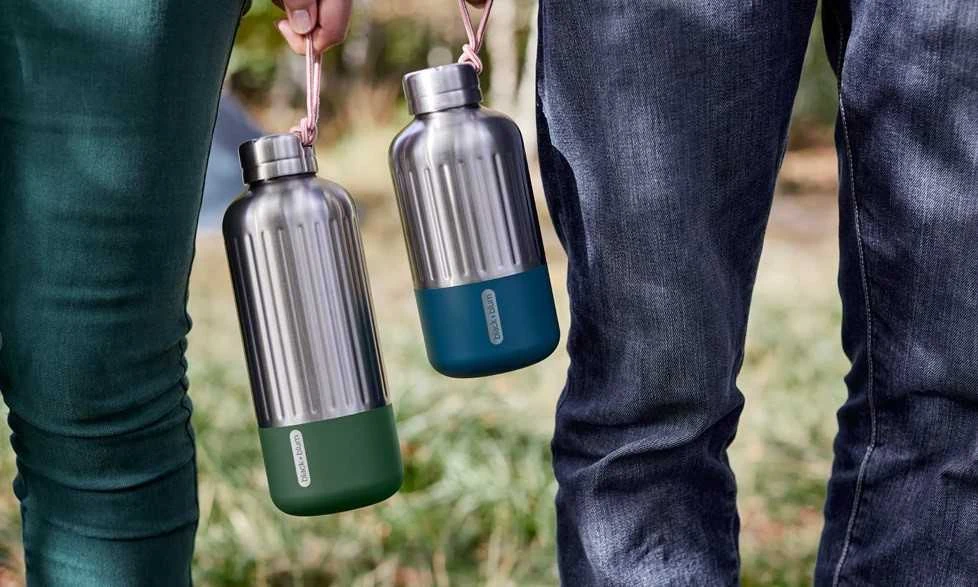 Black Blum Juodas Blum Termo gertuvė Juodas and Blum Bam Explorer Insulated Bottle - Žalia