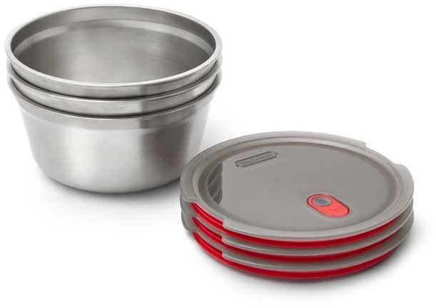 Black Blum Juodas Blum Juodas & Blum Priešpiečių dėžutė/indas plieno apvalus L 950 ml. / Juodas+BLUM (FBSS-BL-L017-FR)