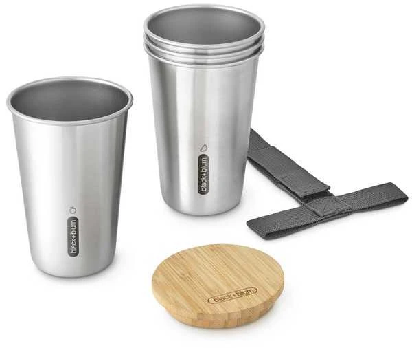 Black Blum Juodi Blum BB-Rinkinys 4 plieniniai puodeliai, 6 vnt. NAUJAS