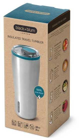 Black Blum Juodas Blum BB-Termo puodelis plieno 0,6l.jūros spalvos New version