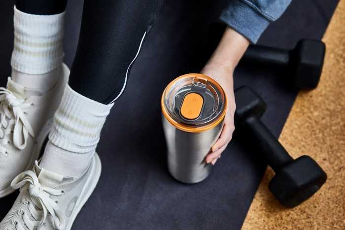 Black Blum Juodas Blum BB-Termo puodelis plieno 0,6l.oranžinė New V