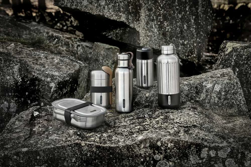 Black Blum BB-Termo puodelis plieno, juoda