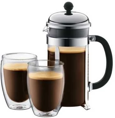 Bodum akiniai su dviguba sienele 6 vnt. Pavina 0,35 l Skaidrus