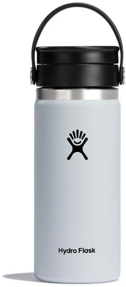 „Hydro Flask“ plataus kamščio, lankstaus dangtelio, 400 ml, balta