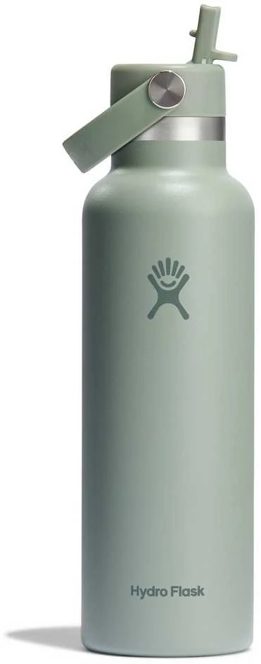 „Hydro Flask“ termo butelis su šiaudeliu „Standard Mouth Flex“, toninis agavos skonio termo butelis, 620 ml