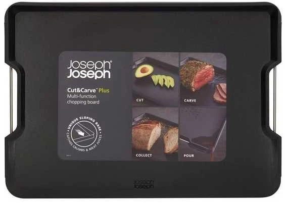 Joseph Joseph Joseph Cut&Carve Plus Dvipusis L juoda
