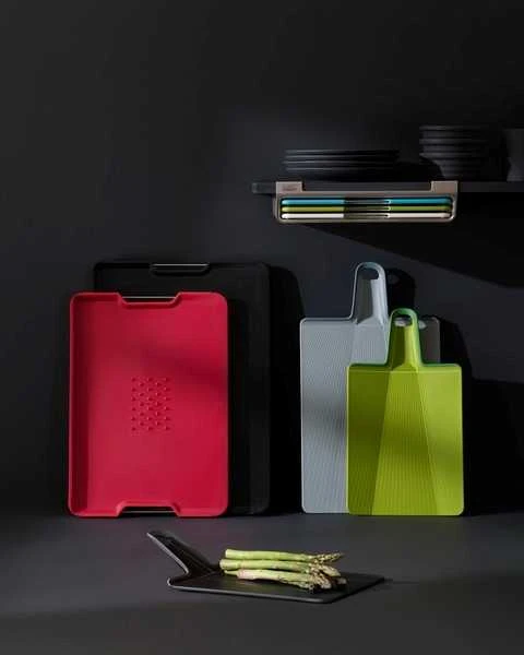 Joseph Joseph Joseph Cut&Carve Plus Dwustronna XL raudona