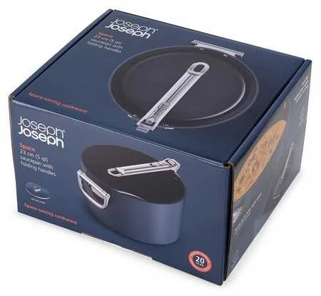 Joseph Joseph JJ-Kaistuvas 23cm su sulankstomu laikikliu+dangteliu. Erdvė