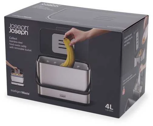Joseph Joseph Joseph Collect 30145 Z Filtrem 4 l sidabrinė