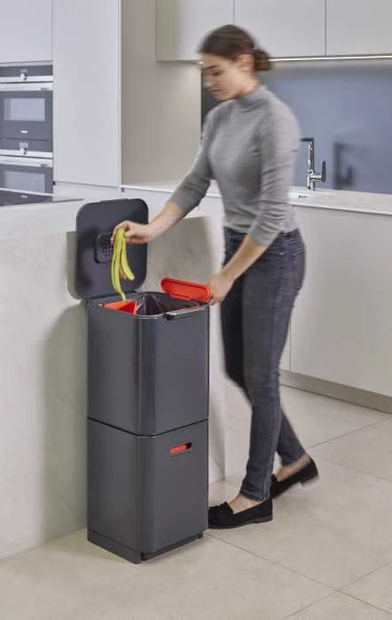 Joseph Joseph JJ-Krepšys do segregacji 40l Totem Compact grafito