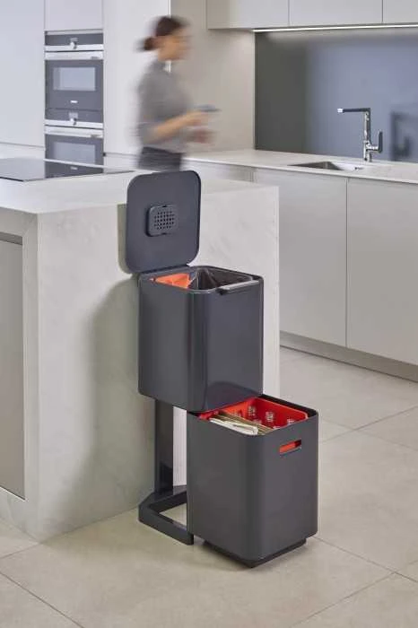 Joseph Joseph JJ-Krepšys do segregacji 40l Totem Compact grafito