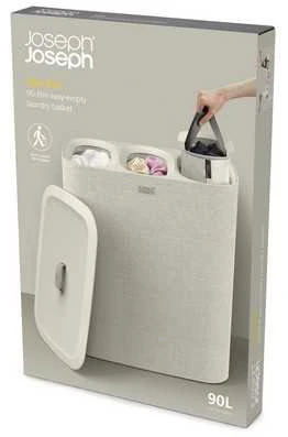 Joseph Joseph Joseph Tota 3 skyrių 90 l smėlio spalva