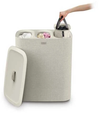 Joseph Joseph Joseph Tota 3 skyrių 90 l smėlio spalva