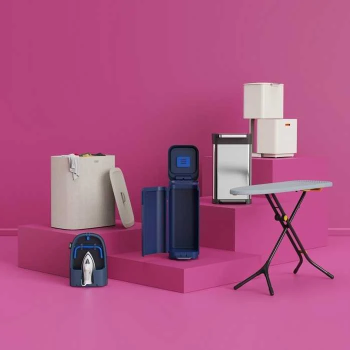 Joseph Joseph Joseph Tota 3 skyrių 90 l smėlio spalva