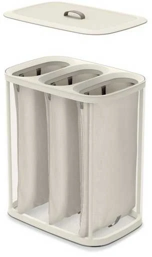 Joseph Joseph Joseph Tota 3 skyrių 90 l smėlio spalva