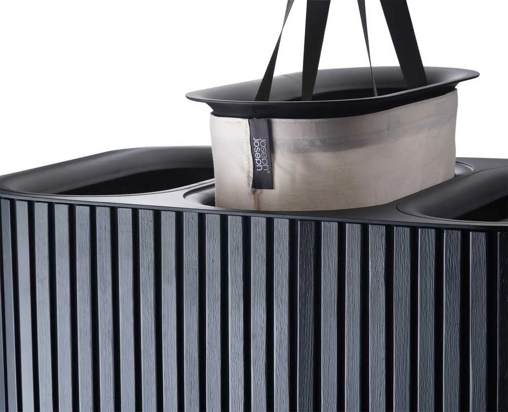 Joseph Joseph Joseph Tota Luxe 3 Komory 90 l Bambus juoda
