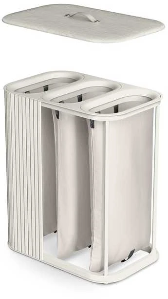 Joseph Joseph Joseph Tota Luxe 3 Komory 90 l Bambus smėlio spalva