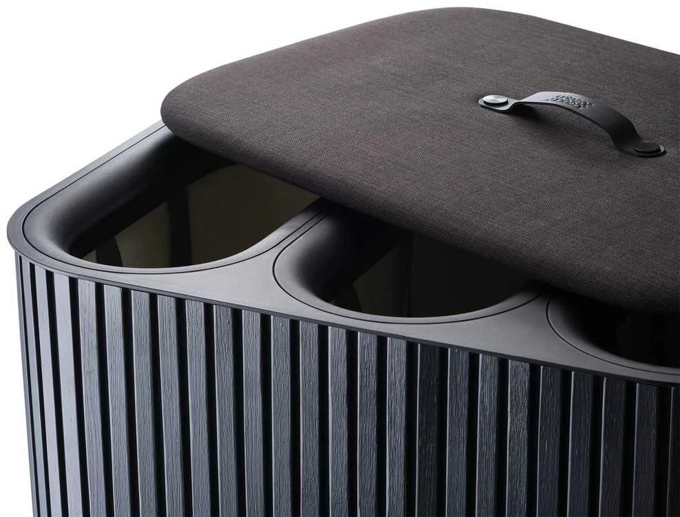 Joseph Joseph Joseph Tota Luxe 3 Komory 90 l Bambus juoda