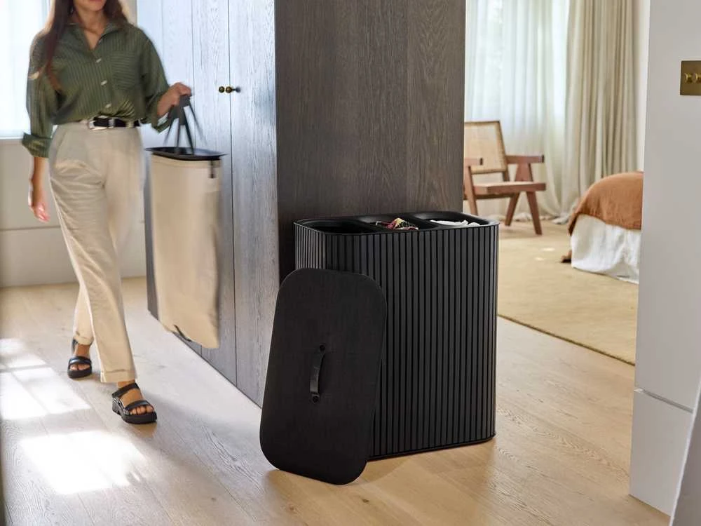 Joseph Joseph Joseph Tota Luxe 3 Komory 90 l Bambus juoda