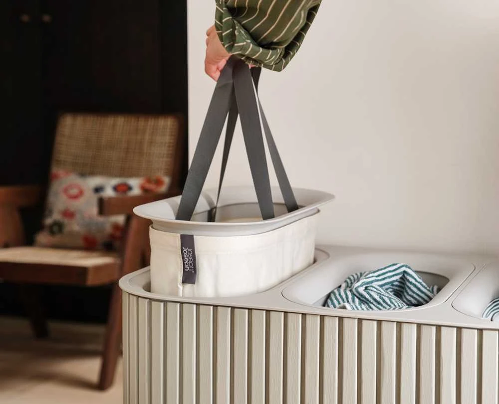 Joseph Joseph Joseph Tota Luxe 3 Komory 90 l Bambus smėlio spalva