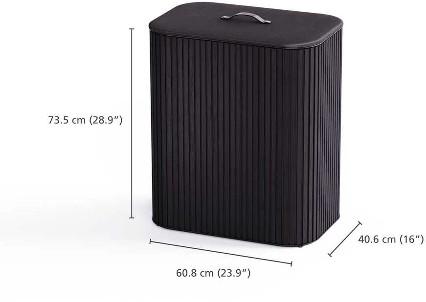 Joseph Joseph Joseph Tota Luxe 3 Komory 90 l Bambus juoda
