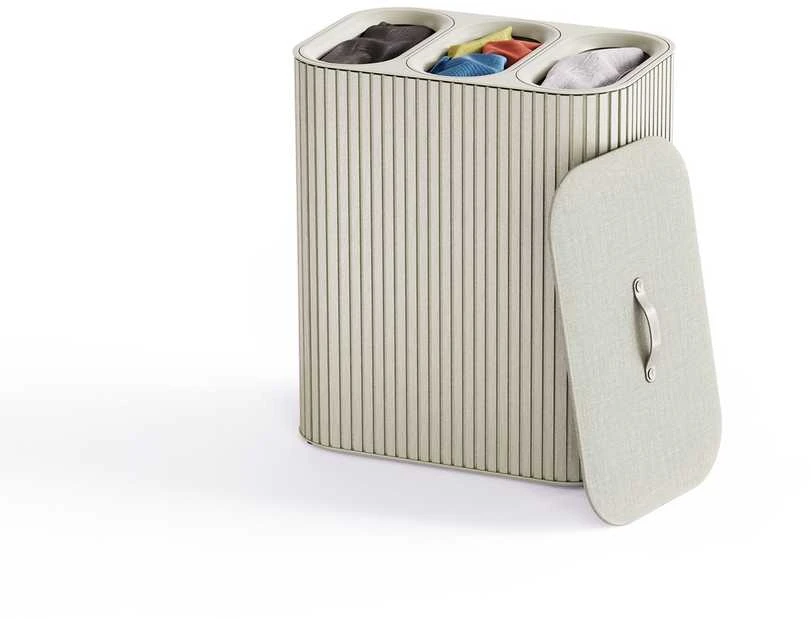 Joseph Joseph Joseph Tota Luxe 3 Komory 90 l Bambus smėlio spalva