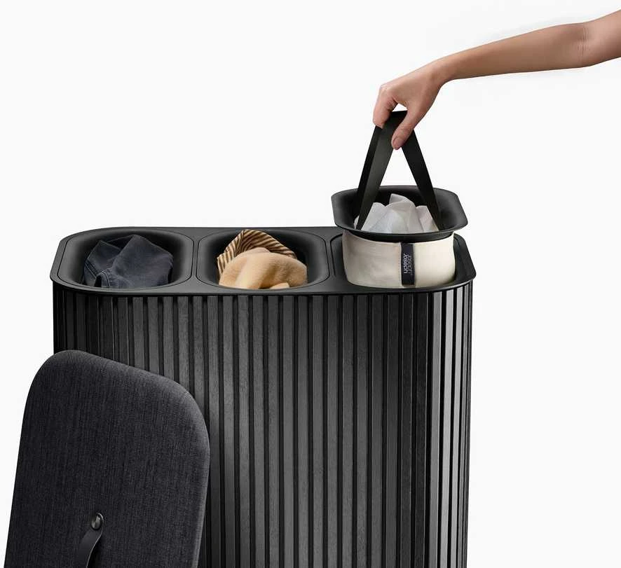 Joseph Joseph Joseph Tota Luxe 3 Komory 90 l Bambus juoda