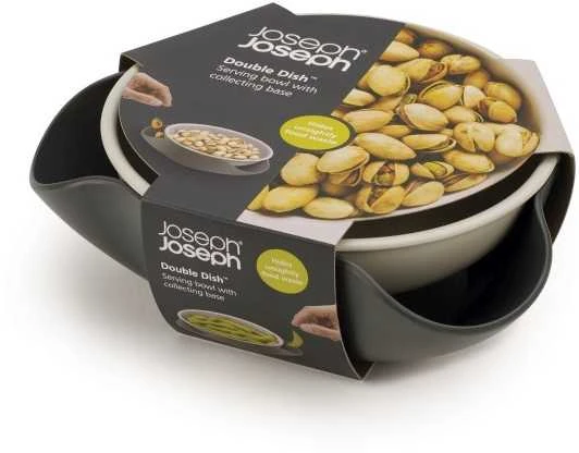 Joseph Joseph Joseph JJ-Double Snackware dvigubų indų, pilkos spalvos
