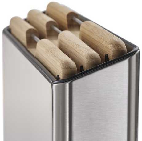 Joseph Joseph Joseph Folio Steel Bamboo 60229 4 el. sidabrinė