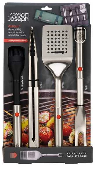 Joseph Joseph JJ-Rinkinys 4 kepsninės įrankiai 5 dalių dėkle GrillOut
