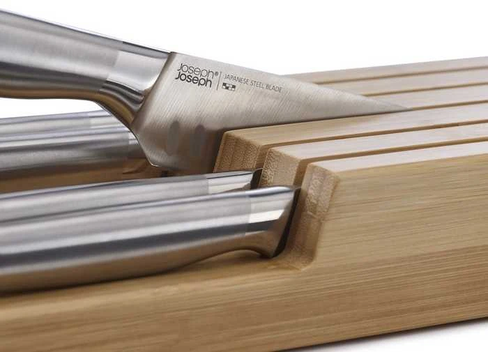 Joseph Joseph Joseph Elevate Bamboo sidabrinė, smėlio spalva 6el. 10563