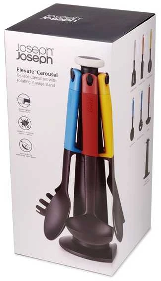 Joseph Joseph Joseph Elevate 7 el. juoda