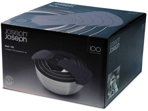 Joseph Joseph Joseph Nest 9 Plus Steel 100 Collection 95032 9 el. sidabrinė
