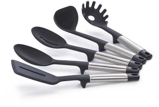 Joseph Joseph Joseph Elevate Silicon Steel 6el. juoda
