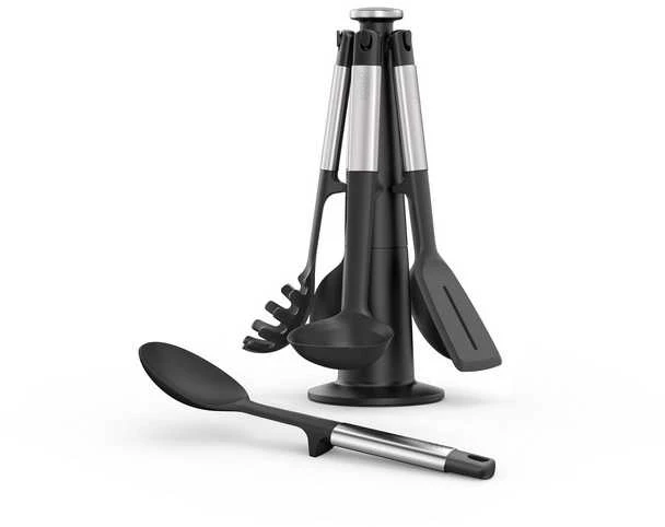 Joseph Joseph Joseph Elevate Silicon Steel 6el. juoda