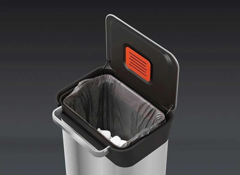 Joseph Joseph JJ-Šiukšliadėžė 30l Titan, plieno