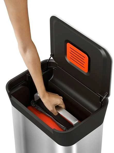 Joseph Joseph JJ-Šiukšliadėžė 30l Titan, plieno
