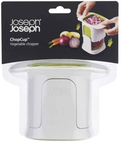 Joseph Joseph JJ-ChopCup daržovių smulkintuvas, balta ir žalia