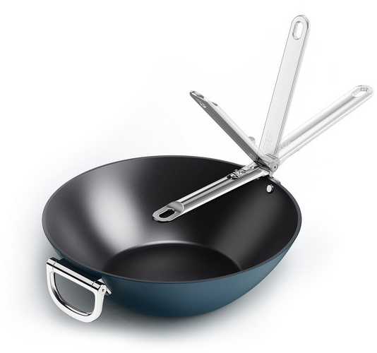 Joseph Joseph JJ-Wok 32cm su sulankstomomis rankenomis Space