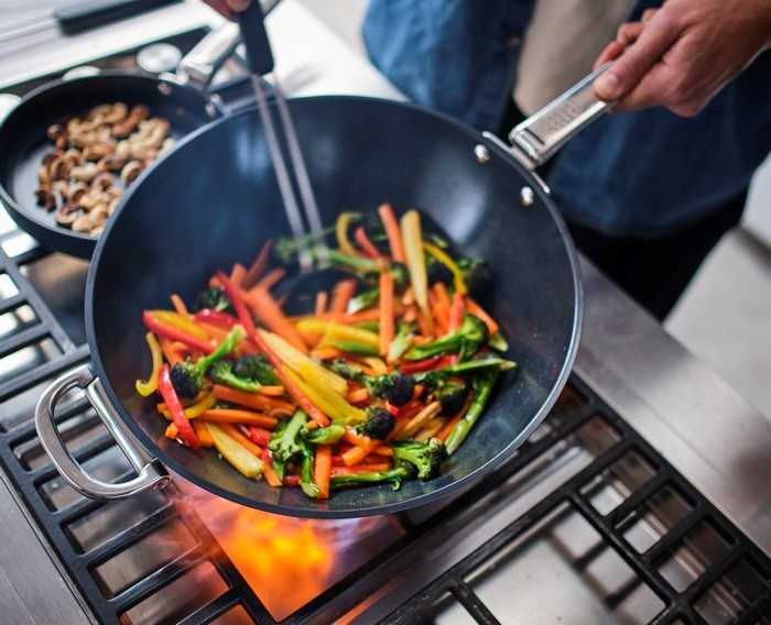 Joseph Joseph JJ-Wok 32cm su sulankstomomis rankenomis Space