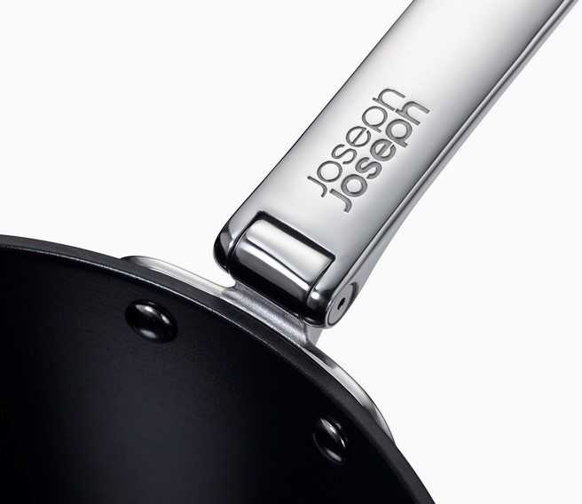 Joseph Joseph JJ-Wok 32cm su sulankstomomis rankenomis Space